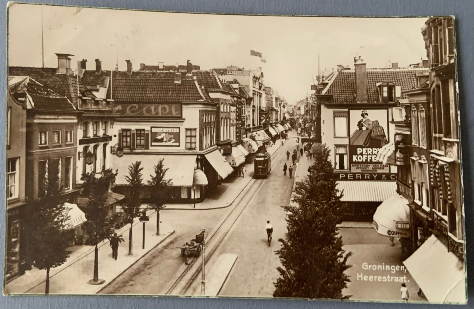 Groningen Heereweg 1931, Verzenden, 1920 tot 1940, Gelopen, Groningen