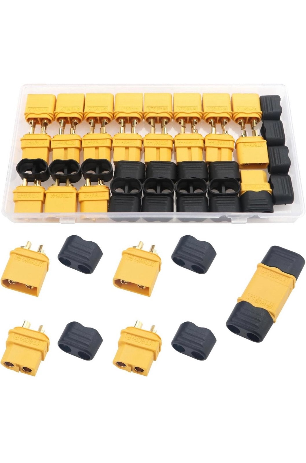 XT60H Connectoren Set - 20 stuks met huls, Ophalen of Verzenden, Nieuw