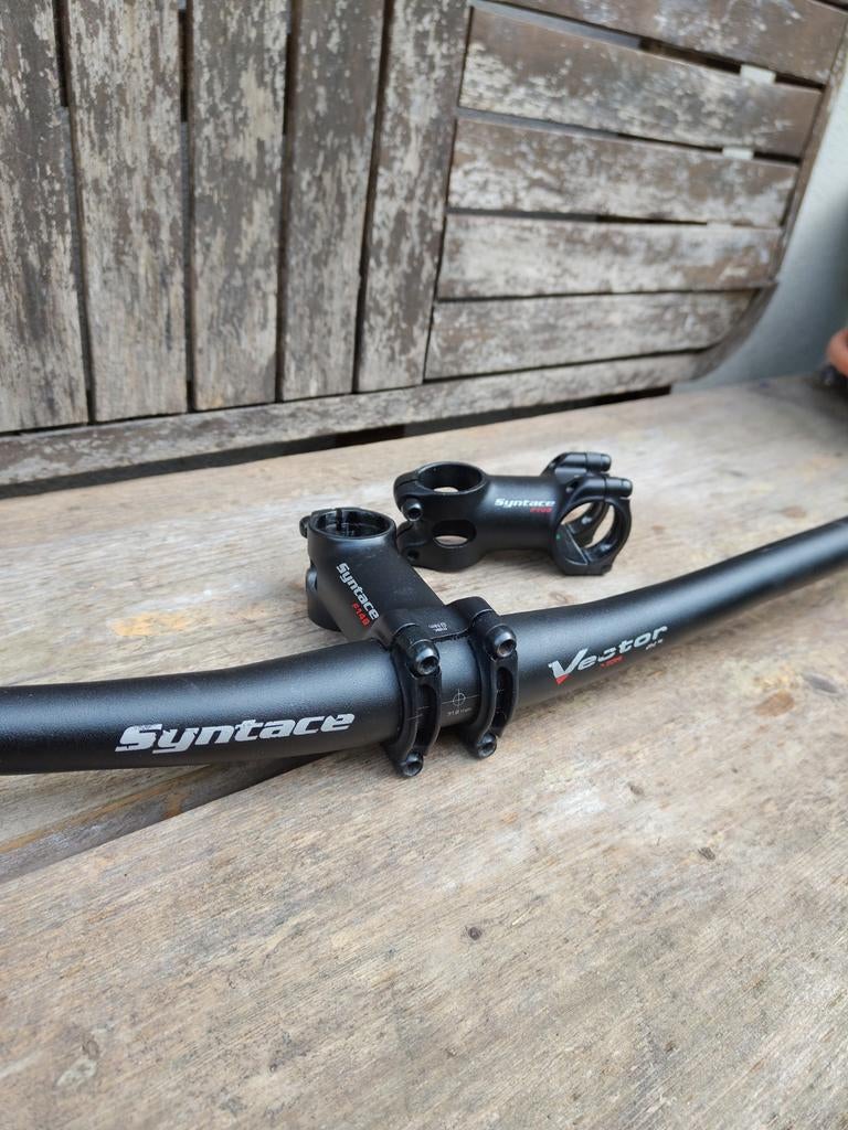 Syntace Vector Stuur en F149 Stuurpennen (60mm & 75mm), Gebruikt, Syntace, Stuur, Ophalen of Verzenden