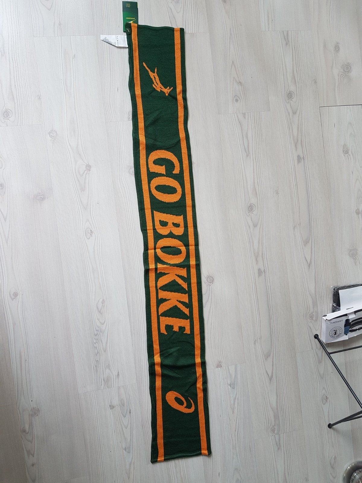 Zuid Afrika Asics Springboks fansjaal, Ophalen of Verzenden, Nieuw, Overige maten, Sjaal