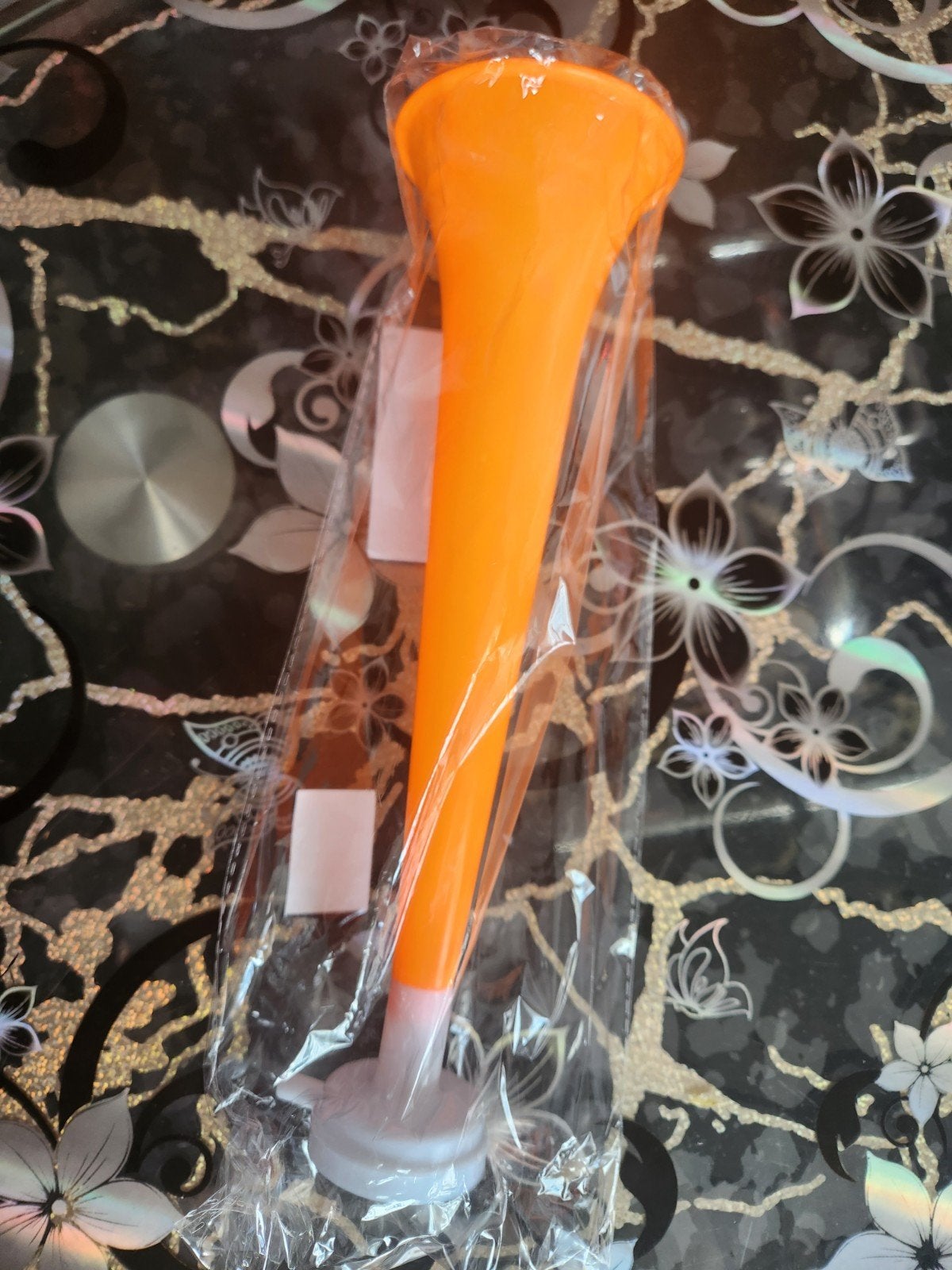 Oranje toeter voor WK of sportevenementen, Ophalen, Nieuw, Feestartikel, Oranje of Koningsdag