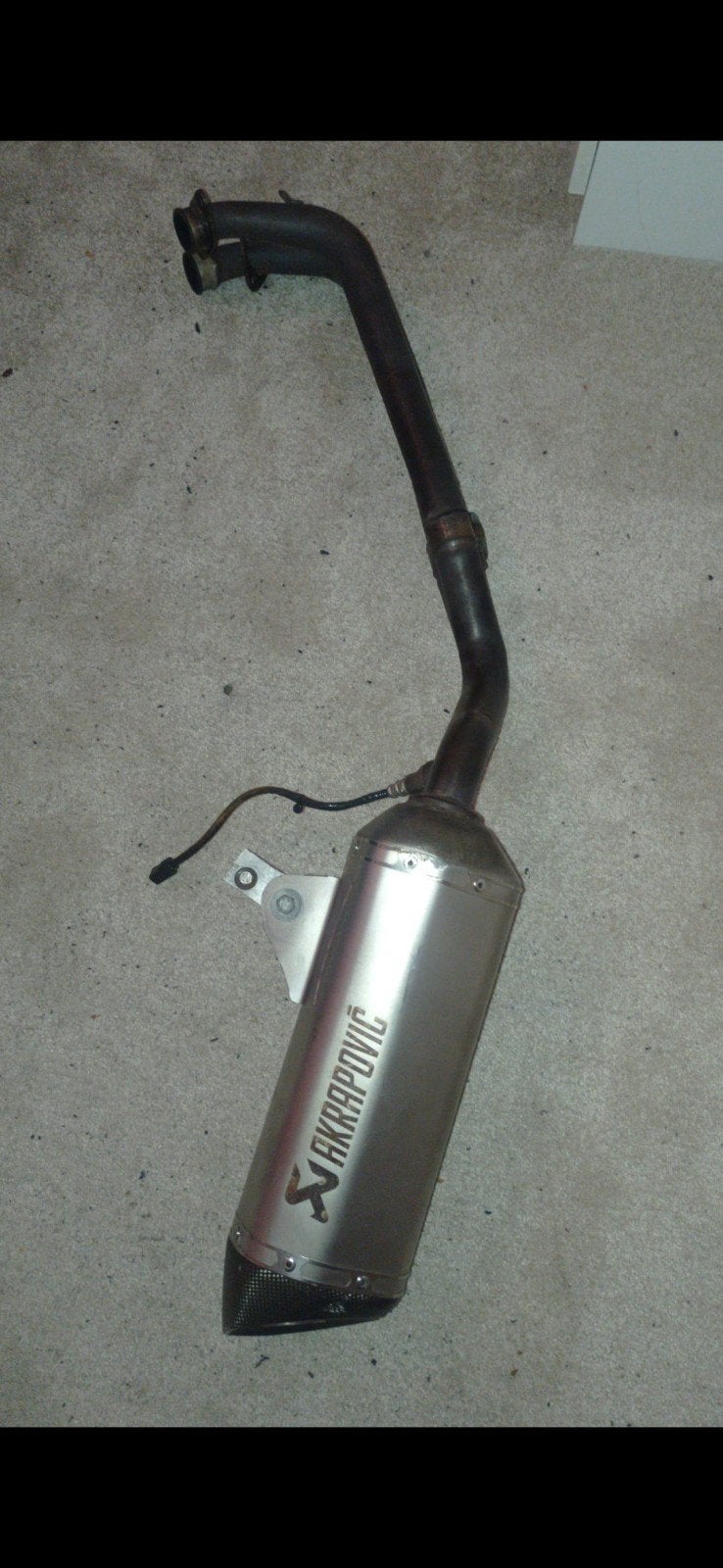 Akrapovic uitlaat voor T-Max 530 (2015), Ophalen of Verzenden, Gebruikt