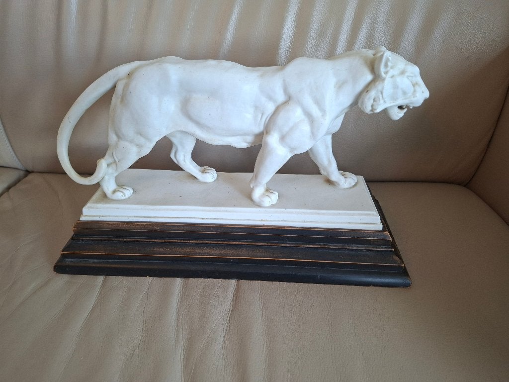 Beeld van een Schreitender Tiger, Antiek en Kunst, Verzenden