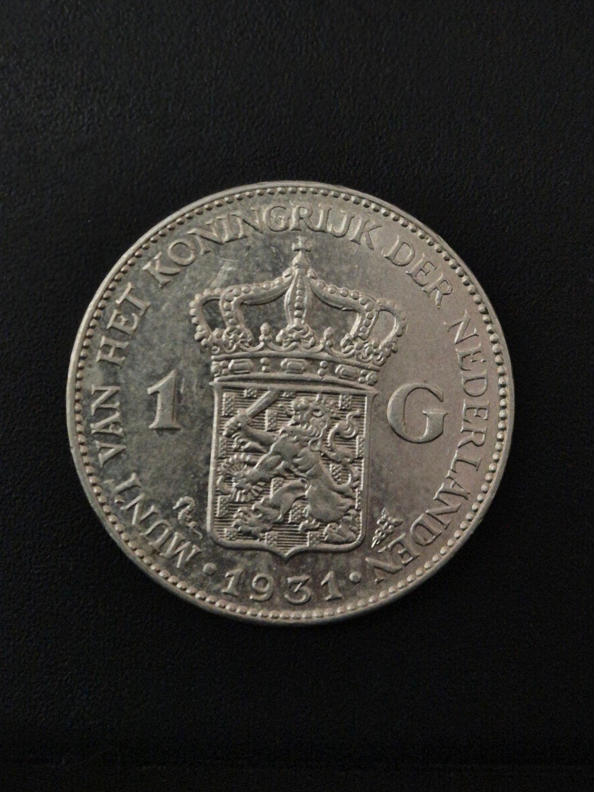 1 Gulden 1931, 1 gulden, Verzenden, Zilver, Koningin Wilhelmina