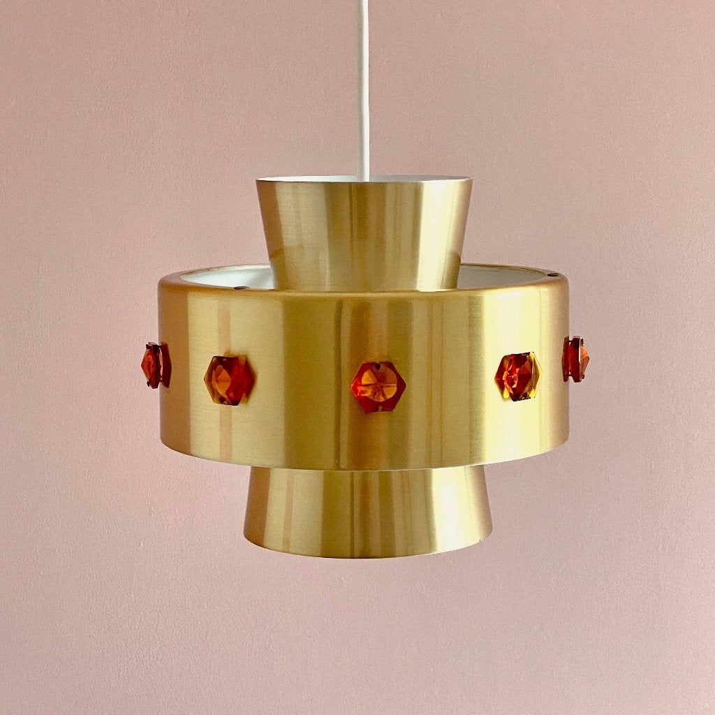 MidCentury Deens design LAMP Vitrika vintage Scandinavië MCM, Gebruikt, -, -, Vintage Mid Century Scandinavisch Deens design MCM Hotel Chic