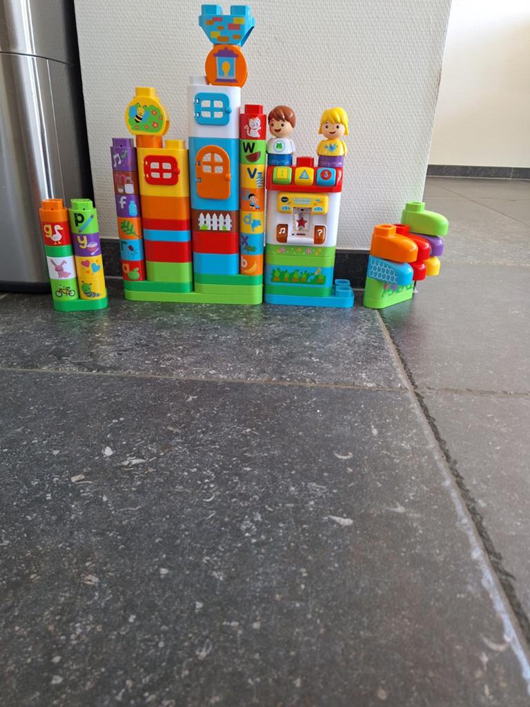 Vtech Blabla blocks - interactief speelplezier, Kinderen en Baby's, Speelgoed | Vtech, Ophalen, Gebruikt, 6 maanden tot 2 jaar