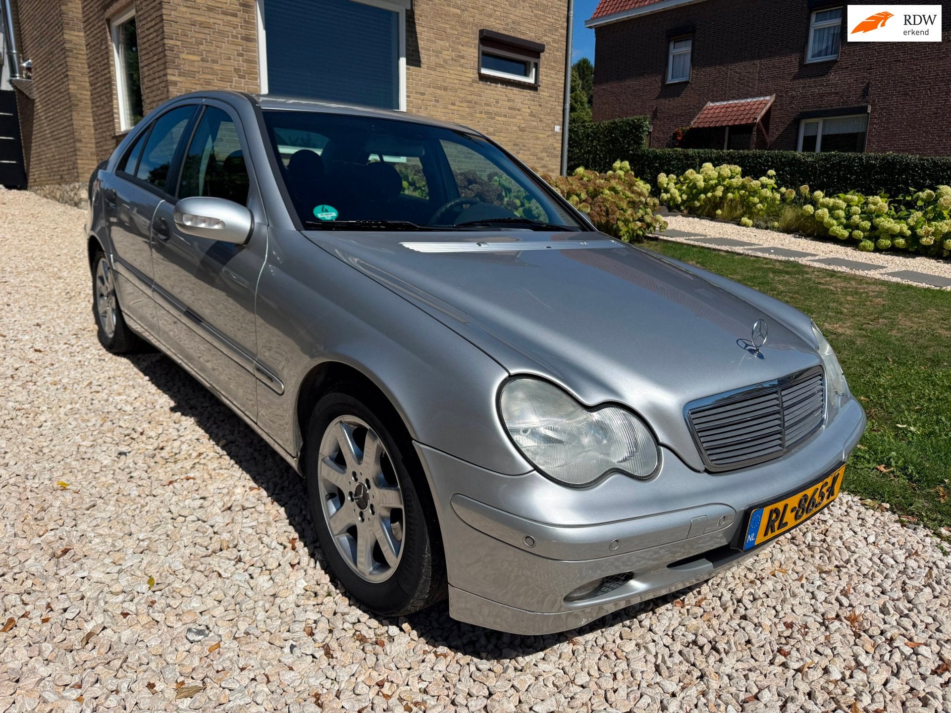 Mercedes-Benz C-klasse 180 K. Classic LPG Nieuwe APK., 1479 kg, Gebruikt, Zwart, 1796 cc