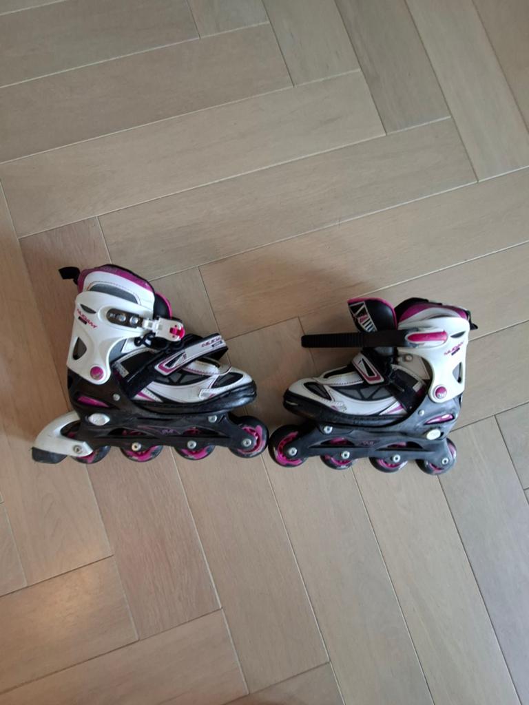 Nijdam Junior verstelbare inline skates maat 34-37, Ophalen of Verzenden, Gebruikt, Overige typen, Nijdam