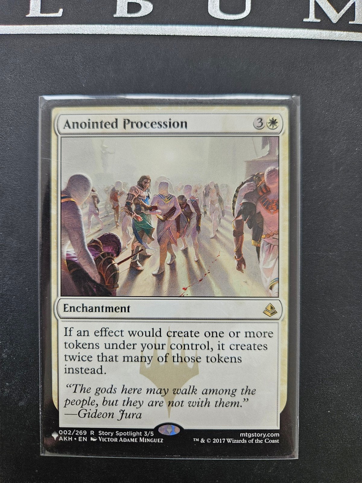 MtG: Anointed Procession (List), Ophalen of Verzenden, Zo goed als nieuw, Losse kaart