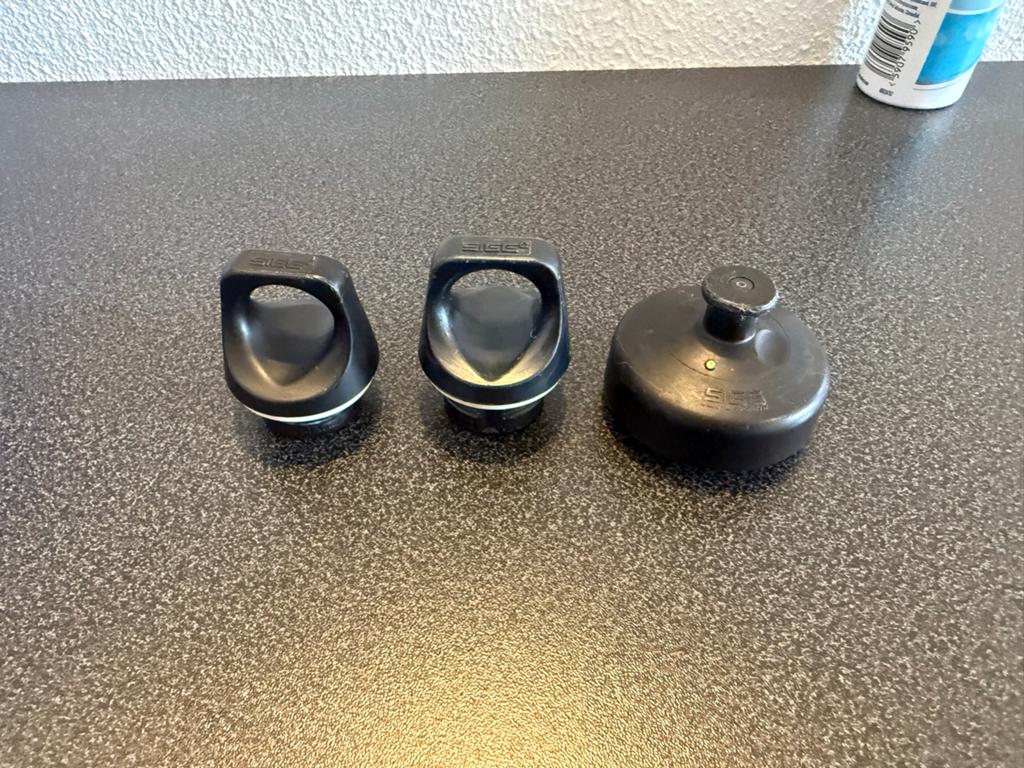 Doppen set SIGG flessen, Ophalen of Verzenden, Gebruikt, Overige typen