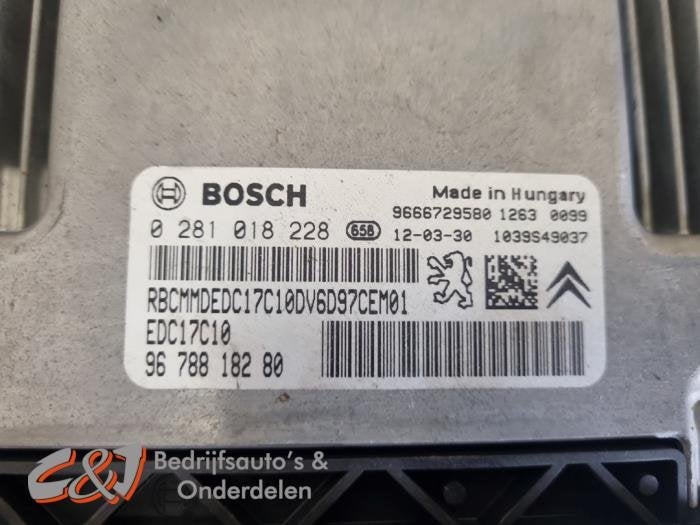 Computer Motormanagement van een Citroen Berlingo, Gebruikt, -, Ophalen of Verzenden, -