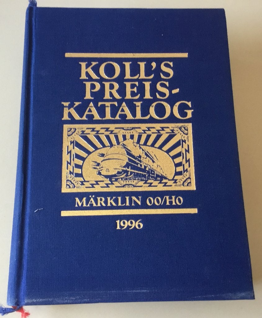 Märklin H0 Koll's Prijscatalogus 1996 gebonden editie 1152 b, Wisselstroom, Zo goed als nieuw, Märklin, Boek, Tijdschrift of Catalogus