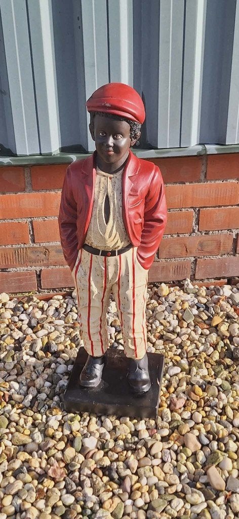 Mooi polyresin beeld van The Dandie of Dandy Jazz., Ophalen, Gebruikt, Mens