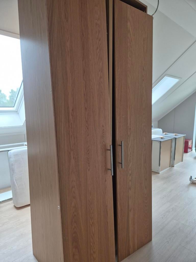 IKEA Pax kast eiken decor, 2x 50cm breed, 236cm hoog, Ophalen, 200 cm of meer, 50 tot 100 cm, Overige houtsoorten