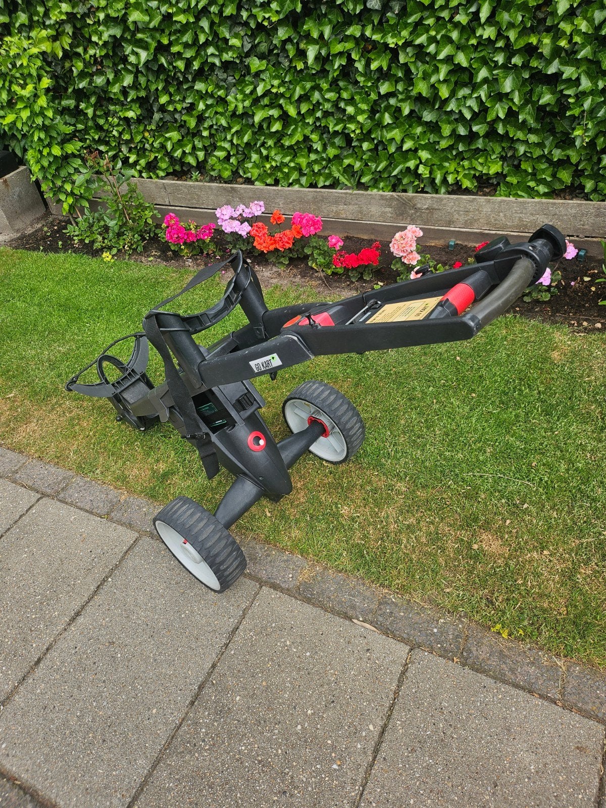 Mooie GoKart, elektrische golftrolley met nieuwe accu., Sport en Fitness, Golf, Ophalen of Verzenden, Gebruikt, Golfkar