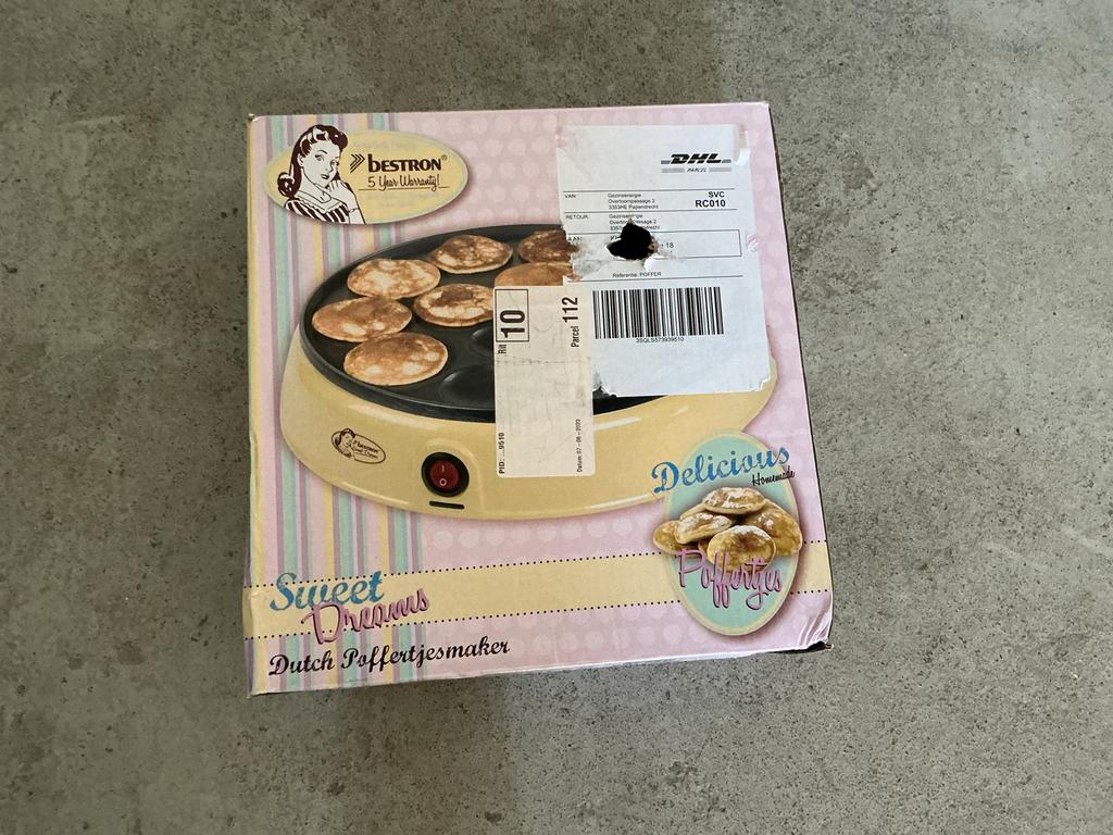Bestron Sweet Dreams Poffertjesmaker - Helemaal nieuw, Ophalen, Nieuw
