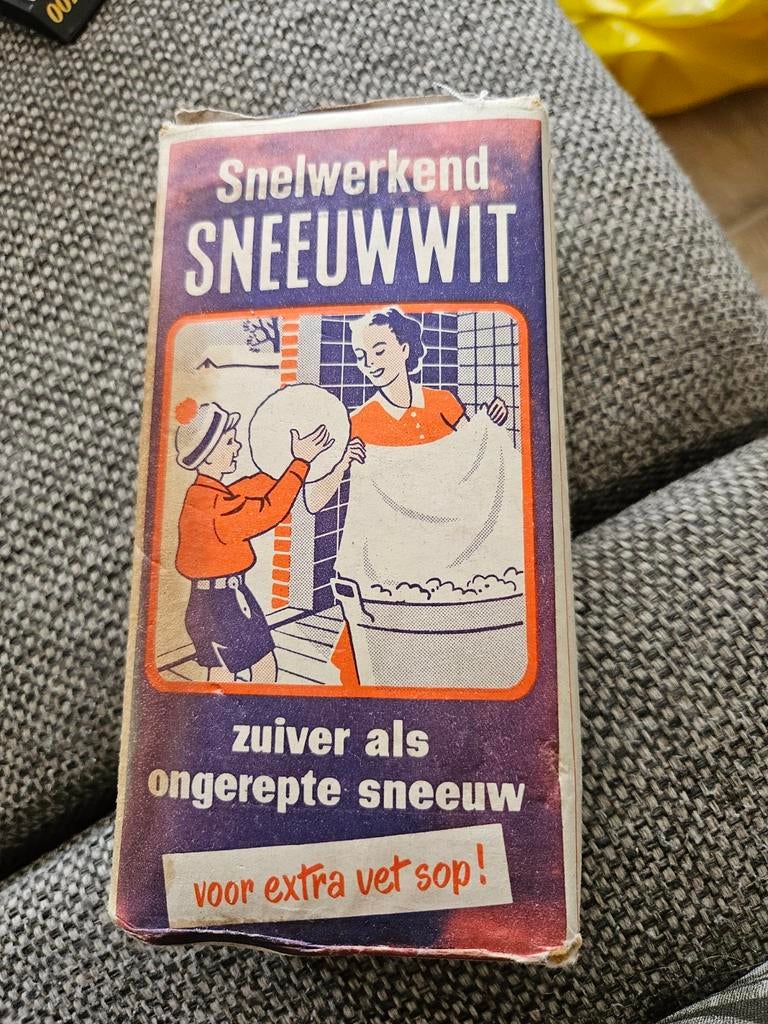 SNEEUWWIT zeep vintage, Ophalen of Verzenden