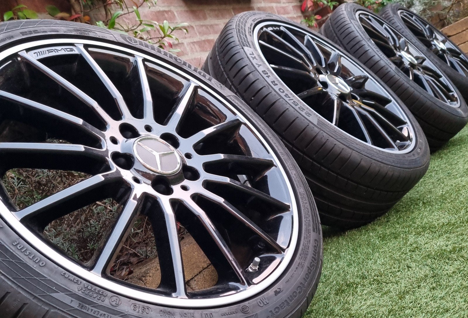 Originele mercedes AMG velgen. 18 Inch., Auto-onderdelen, Ophalen, 18 inch, Gebruikt, Banden en Velgen