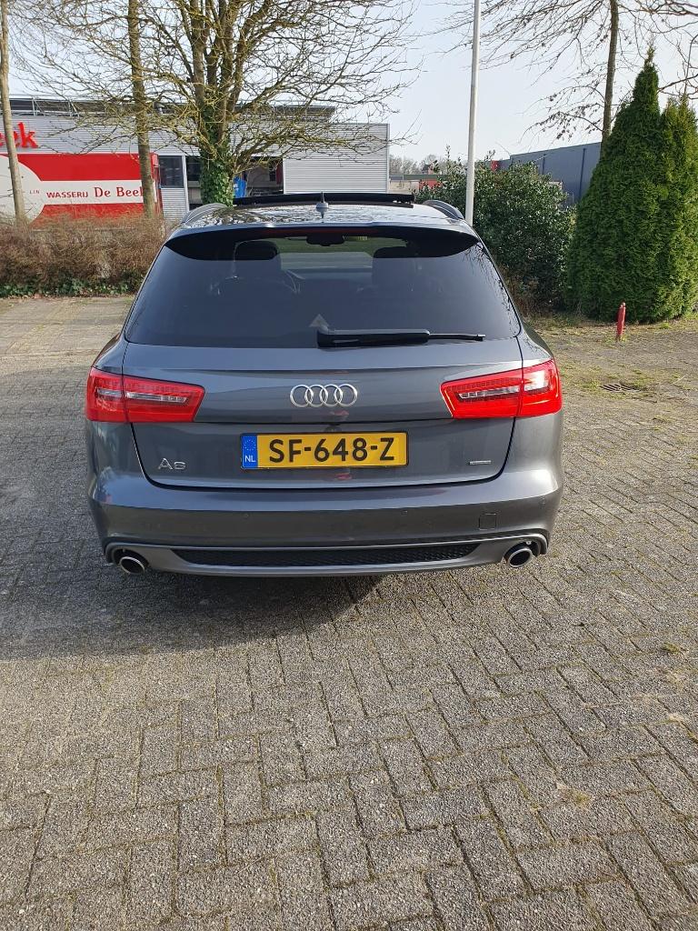 Audi A6 3.0 TDI 230KW Avant Quattro S-line 2014 Grijs, Auto's, Euro 5, Zwart, Stationwagon, Diesel