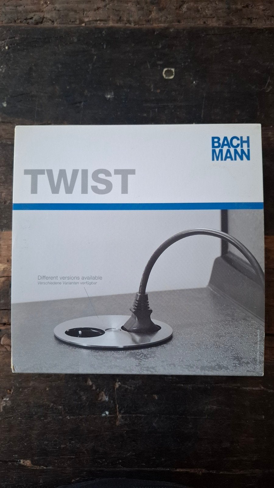 Bachmann TWIST 2S RVS Inbouwstopcontact - Nieuw, Ophalen, Nieuw, Bachmann, Stopcontact