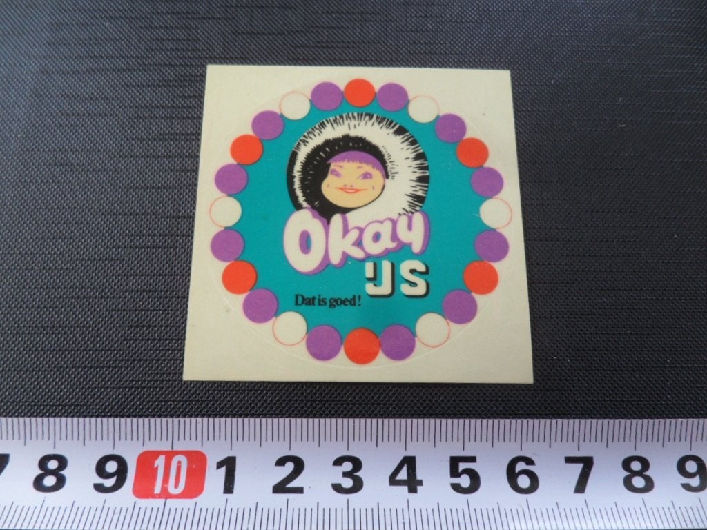 sticker OKAY IJS  Dat is goed !   Eskimo, Verzamelen, Ophalen of Verzenden, Zo goed als nieuw