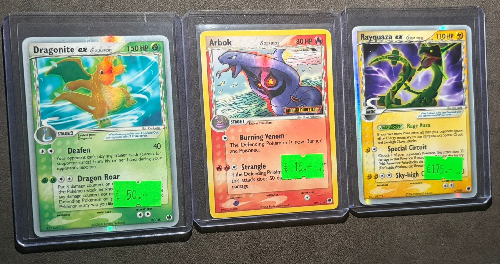 EX Dragon Frontiers Pokemon kaarten, Ophalen of Verzenden, Zo goed als nieuw, Meerdere kaarten