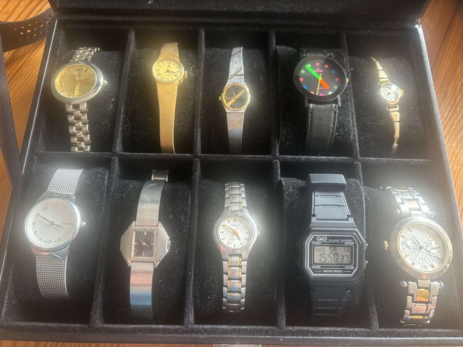 Diverse horloges - Vintage en modern, Overige merken, Gebruikt, Staal, Polshorloge