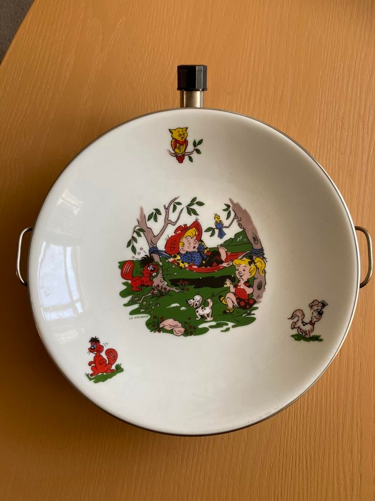 Warmhoudbord vintage, Ophalen of Verzenden, Gebruikt