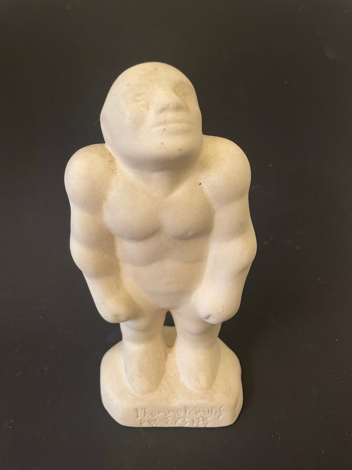 L'Homme de Cro-Magnon sculptuur, keramiek/steen, Minder dan 20 cm, Ophalen of Verzenden, Handgemaakt, Steen of Keramiek
