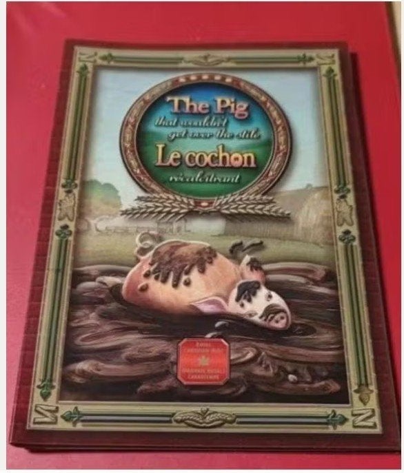 Canada - Silver 50 cent 2002 - The Pig in OVP, Verzenden, Noord-Amerika, Setje, Zilver