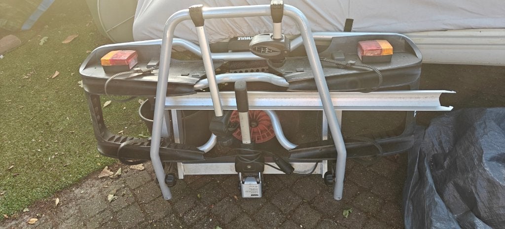 Thule EP 916 fietsendrager voor op de trekhaak., Auto diversen, Fietsendragers, Ophalen, 2 fietsen, Zo goed als nieuw, Trekhaakdrager