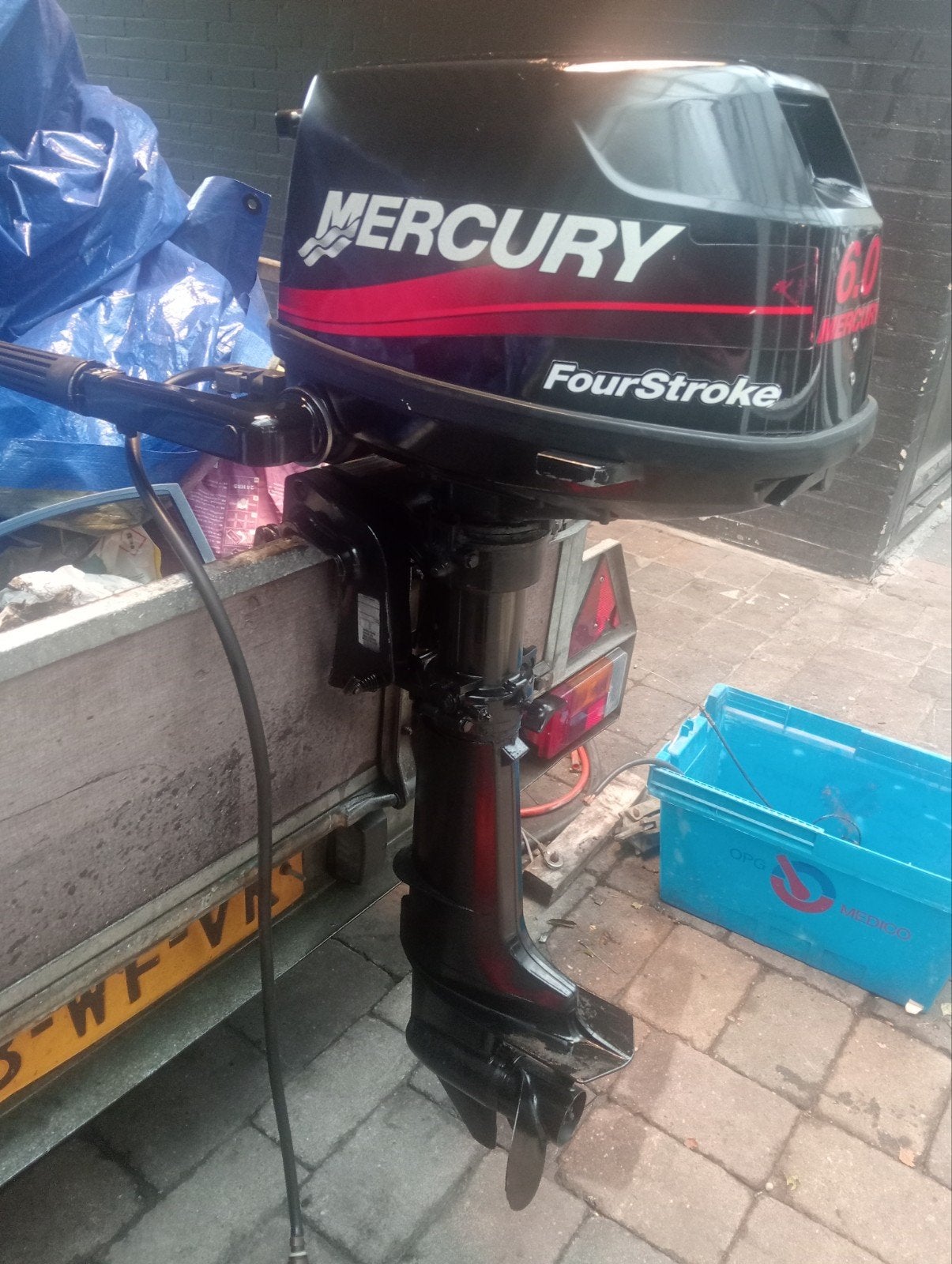 Mercury 6.0 FourStroke Buitenboordmotor, Watersport en Boten, Buiten- en Binnenboordmotoren, Ophalen, Gebruikt, 5 tot 10 pk, Viertaktmotor