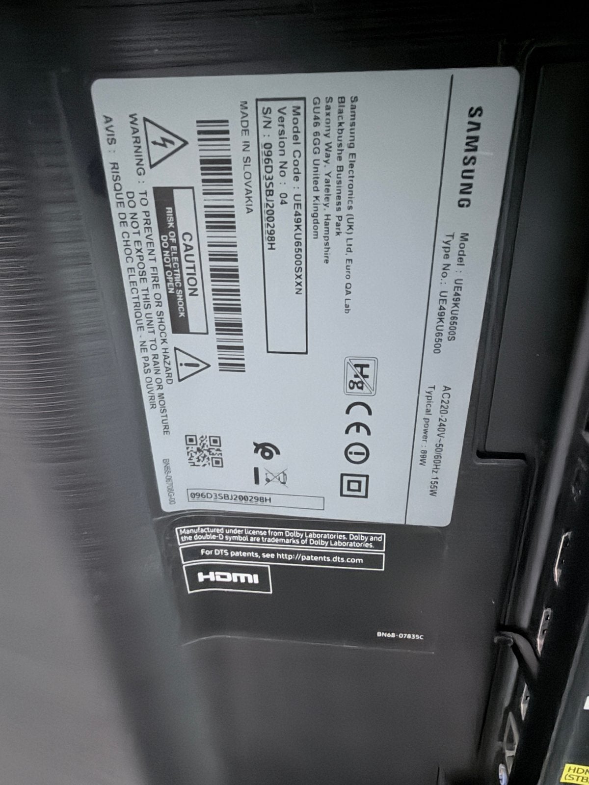 Foto 3 van Samsung UE49KU6500 4K Curved Smart TV - 49 inch