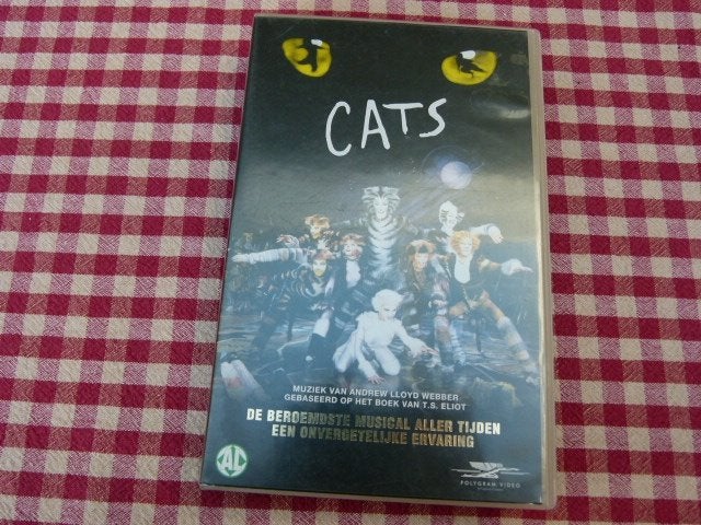 Cats de musical, videoband nieuw in seal, Alle leeftijden, Overige genres, Ophalen of Verzenden, Nieuw in verpakking