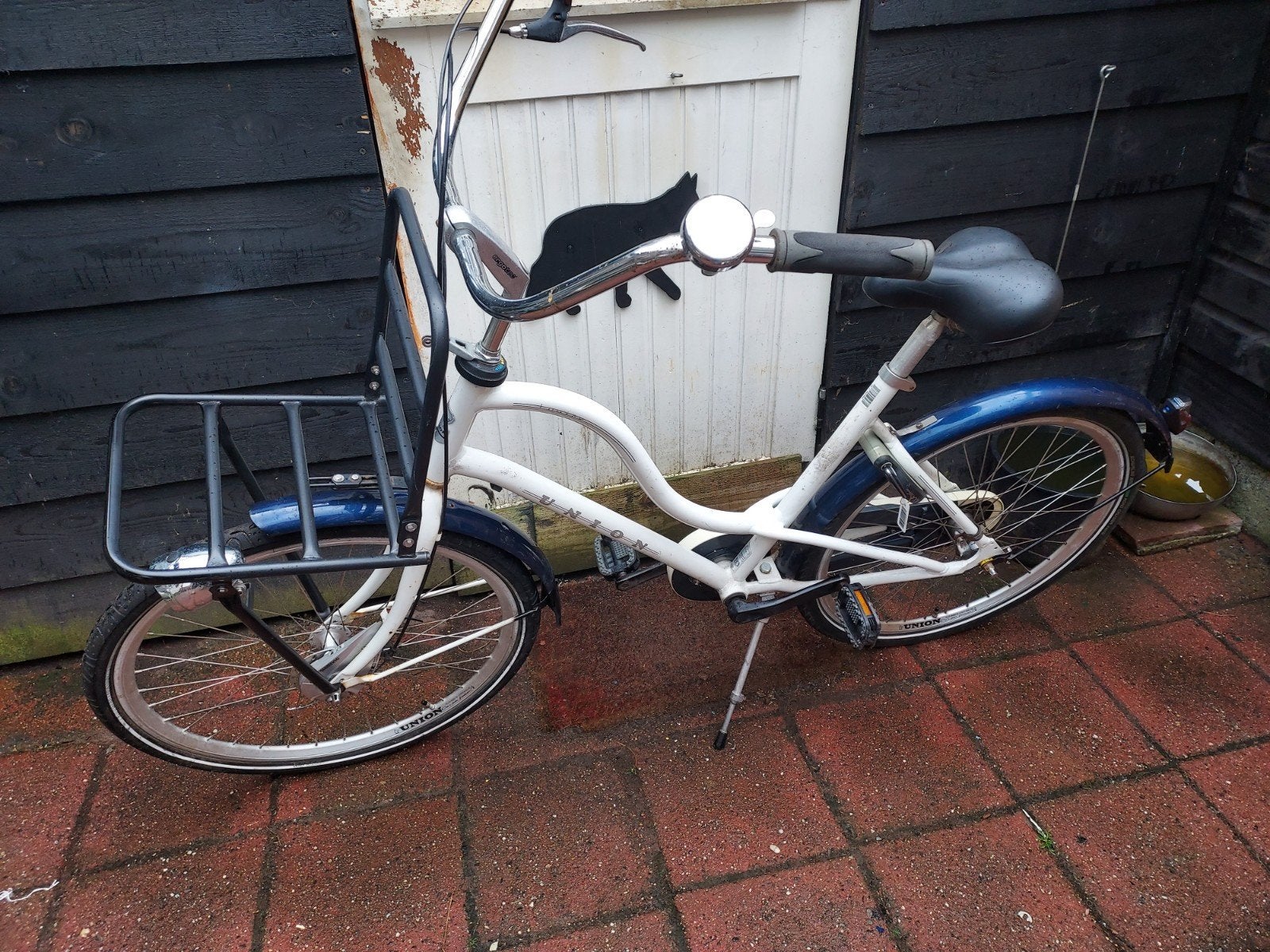 union 26inch damesfiets drie versnellingen terugtraprem, Terugtraprem, Gebruikt, 47 tot 50 cm, Versnellingen