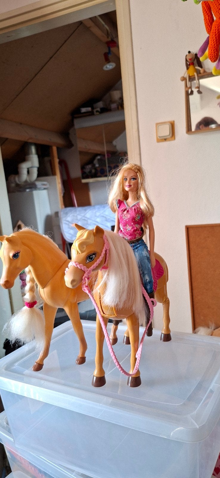 Barbie met paarden - Speelset, Kinderen en Baby's, Ophalen, Gebruikt, Barbie
