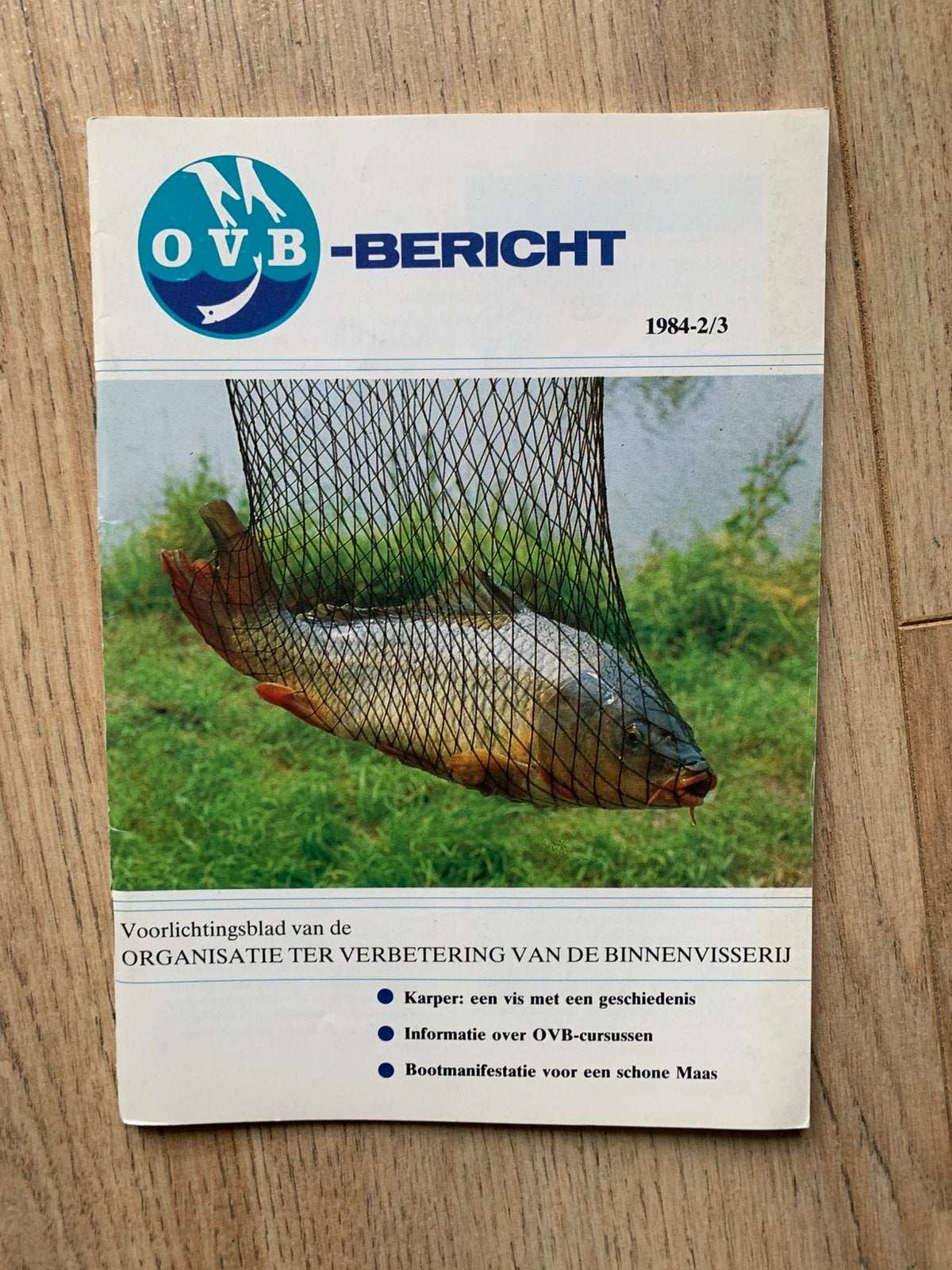 Hengelsport visboeken ovb bericht karper karperkweken vissen, Ophalen of Verzenden, Zo goed als nieuw, Overige typen