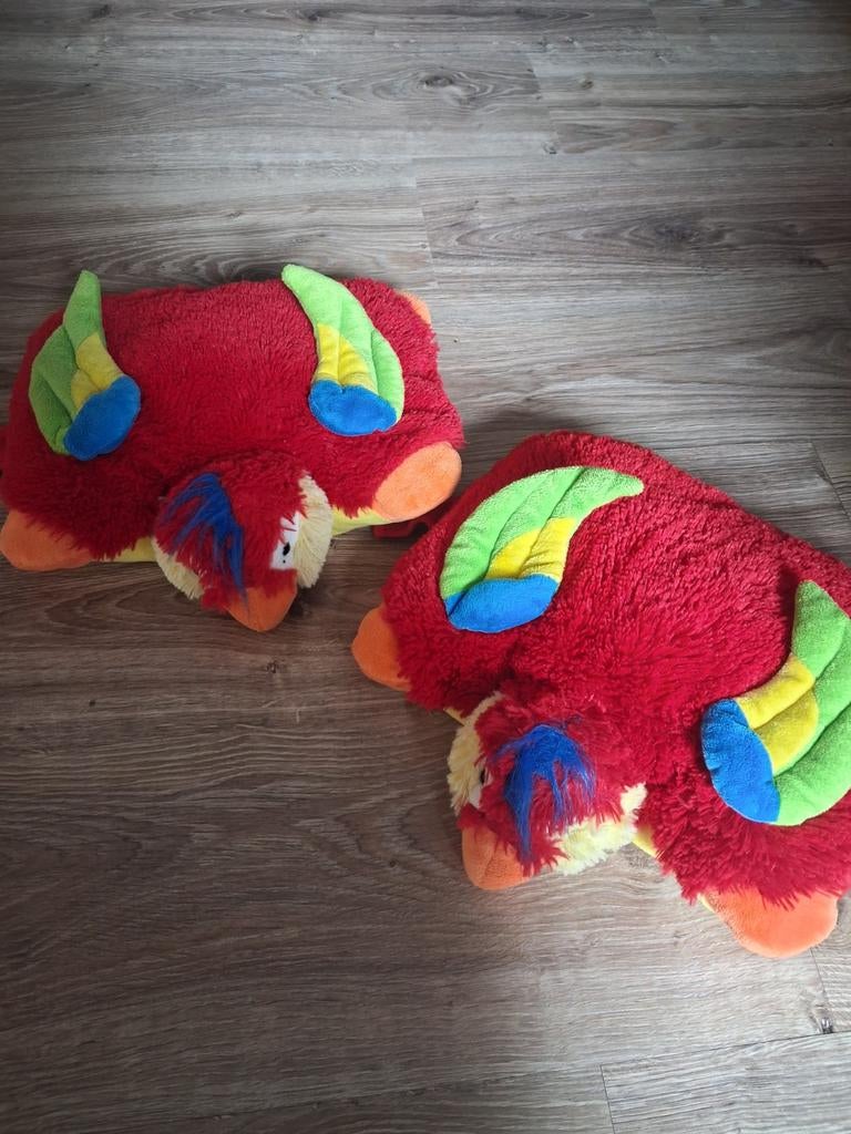 Pillow Pets papegaai 2x, Ophalen of Verzenden, Overige typen