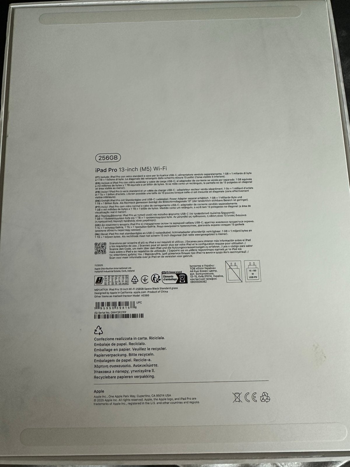 Foto 7 van Apple iPad Pro 13-inch (M5) Wi-Fi 256GB Zwart Negotiable