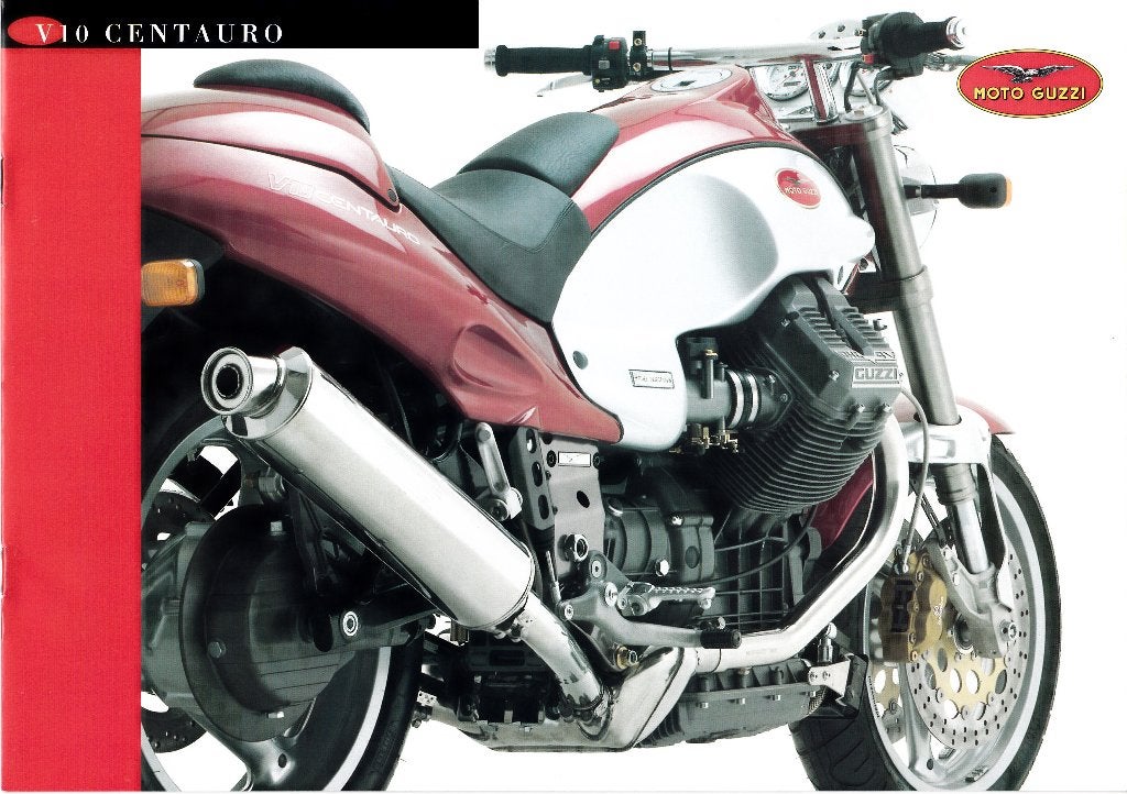 Moto Guzzi Centauro brochure - BRAND NEW 10 pages NEW, Ophalen of Verzenden, Nieuw, Motoren