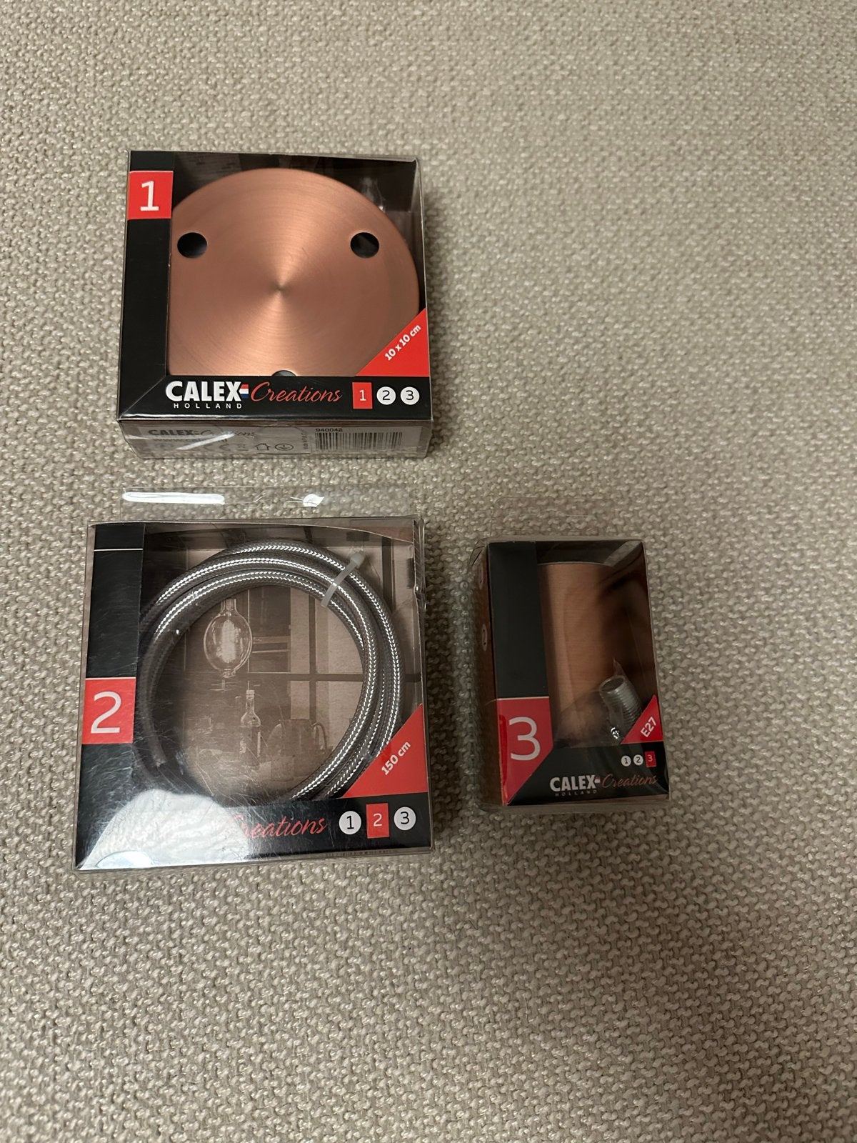 Calex Creations Hanglamp Onderdelen Set - Nieuw, Ophalen of Verzenden, Nieuw, Metaal, E27 (groot)