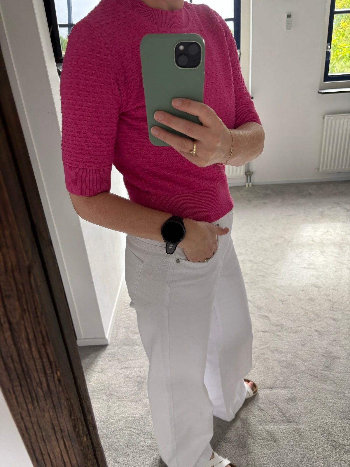 Leuke roze top van Vanilia - Maat S, Ophalen of Verzenden, Korte mouw, Roze, Maat 36 (S)