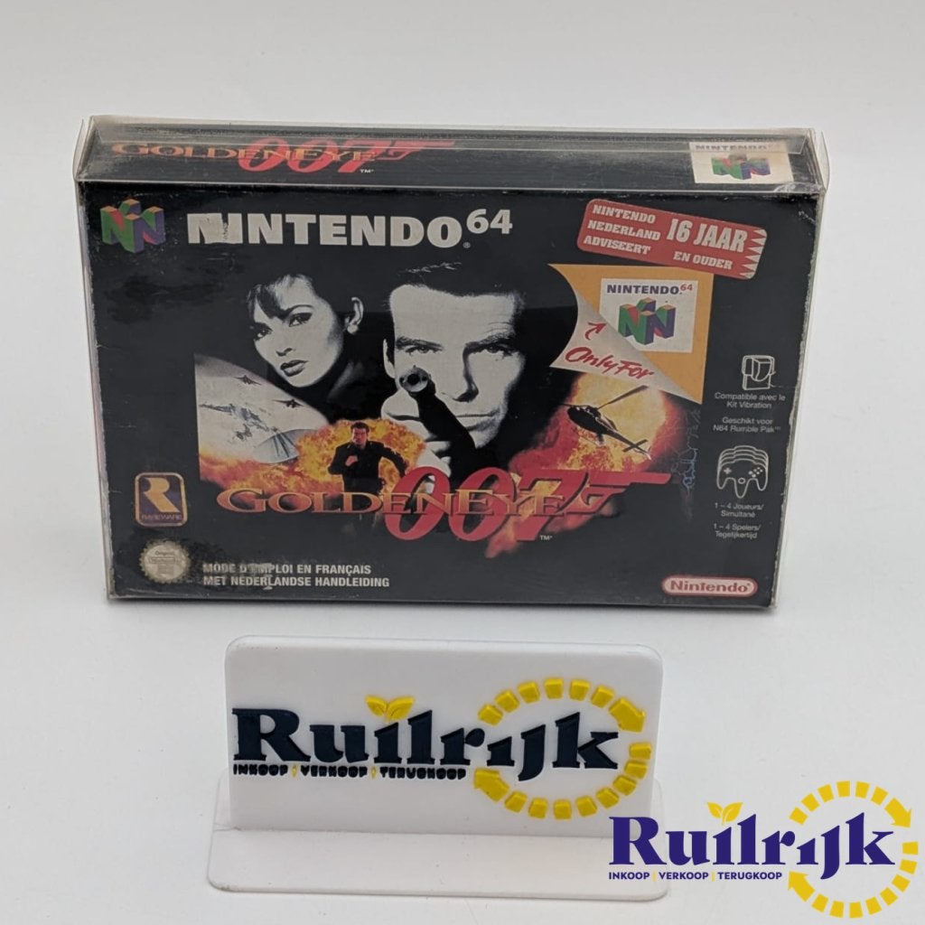 James Bond 007 Goldeneye - Nintendo 64 Game CIB, Nintendo, Zo goed als nieuw, Support@nintendo.com, 11-1 Hokotate-cho, Kamitoba, Minami-ku
Kyoto 601-8501
Japan