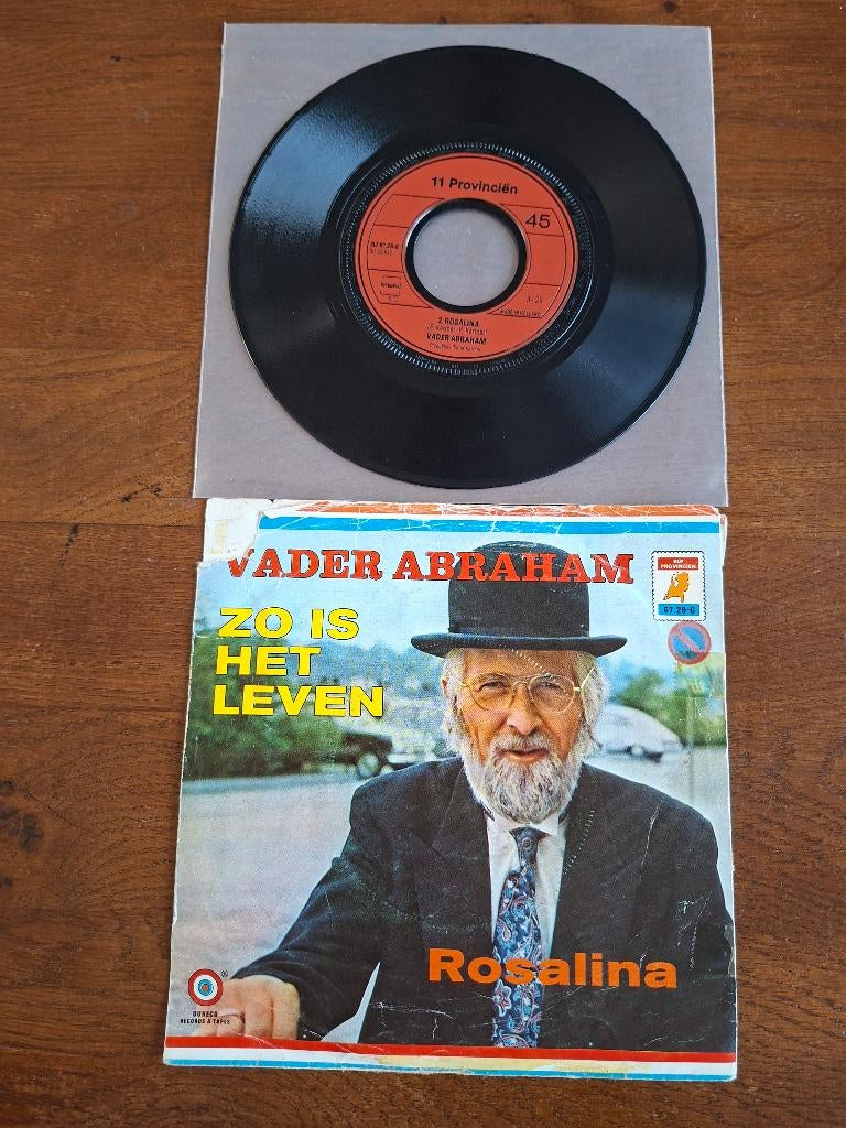 Vader abraham, zo is het leven, Gebruikt, 7 inch, Ophalen of Verzenden, 1970 - 1979