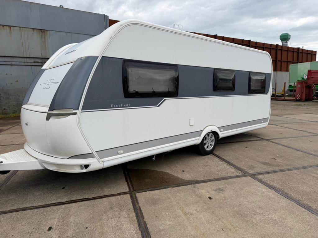 Hobby EXCELLENT 560 bouwjaar 2014 dakairco cassette luifel, Caravans en Kamperen, Caravans, Mover, Rondzit, Hobby, Bedrijf