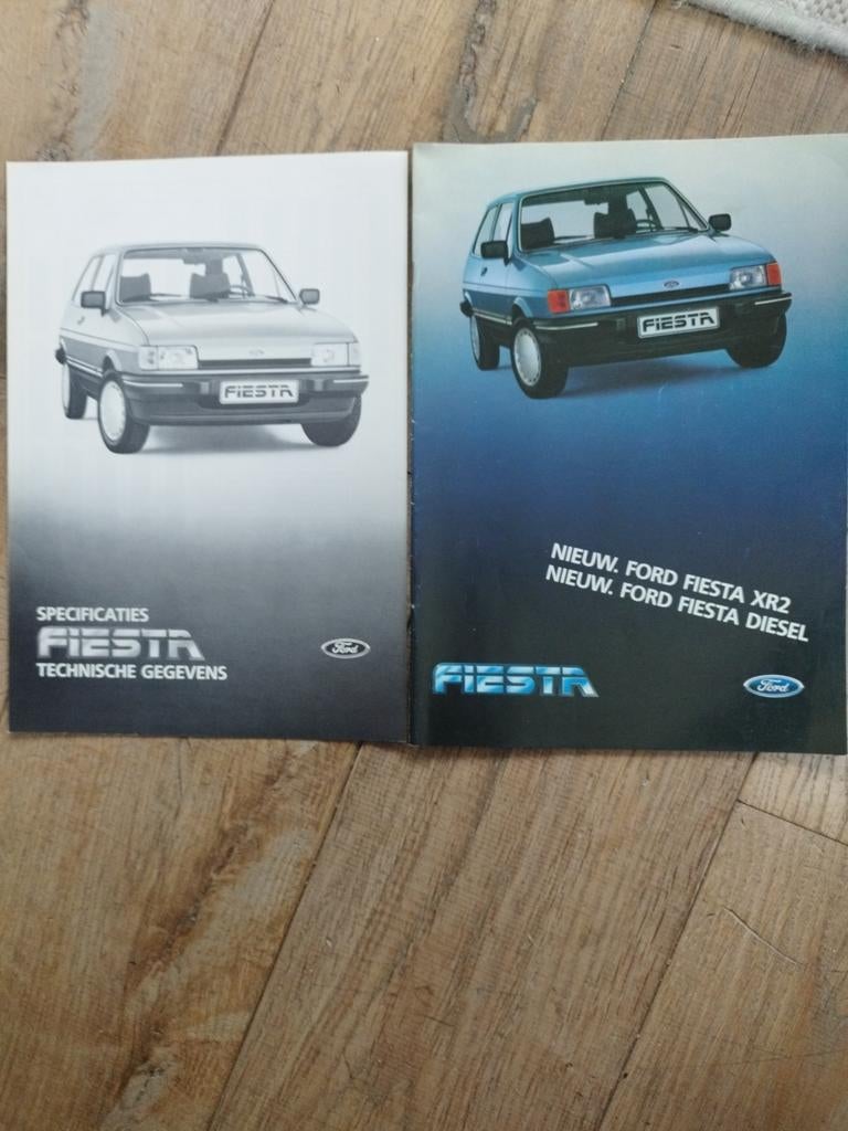 Ford Fiesta brochure 1984, Ford, Ophalen of Verzenden, Zo goed als nieuw, Ford