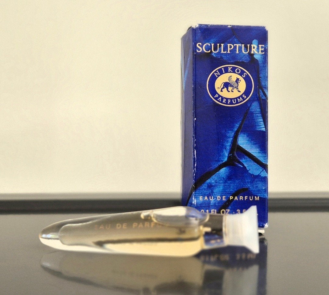 Nikos Parfums - Sculpture - miniatuur met doosje, Ophalen of Verzenden, Miniatuur, Gevuld
