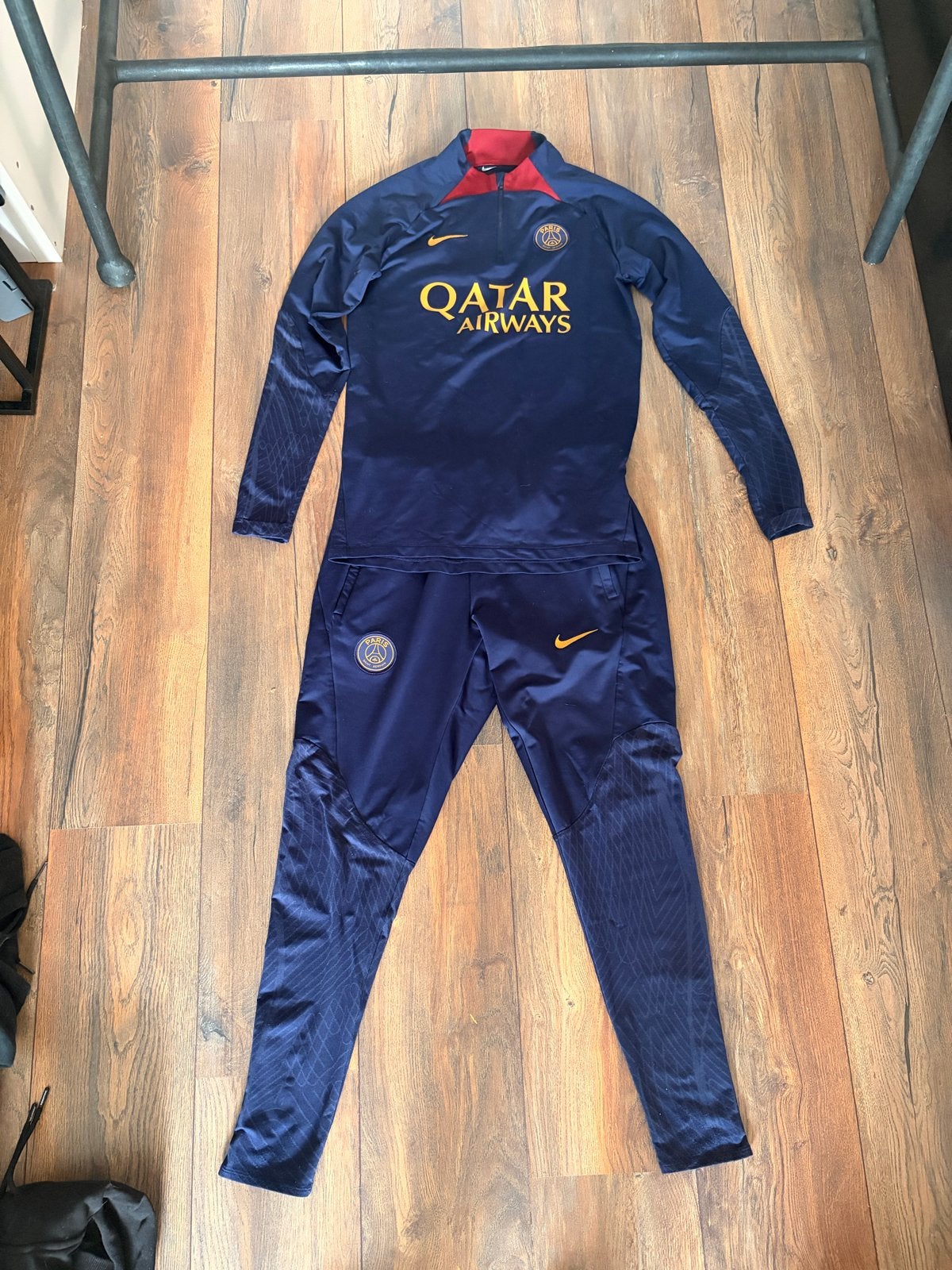 PSG Trainingspak Nike Dri-Fit Maat S, Kleding | Heren, Sportkleding, Blauw, Ophalen of Verzenden, Zo goed als nieuw, Voetbal