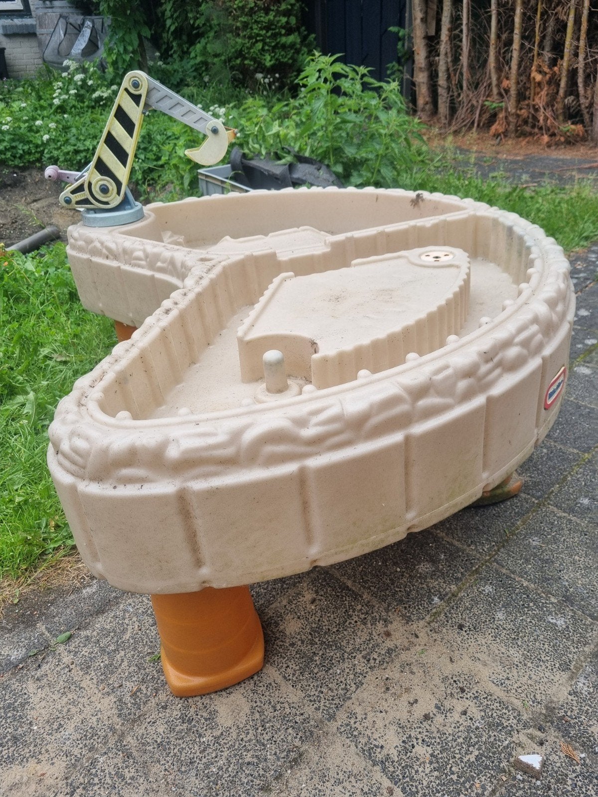 Zand en watertafel, Ophalen, Gebruikt