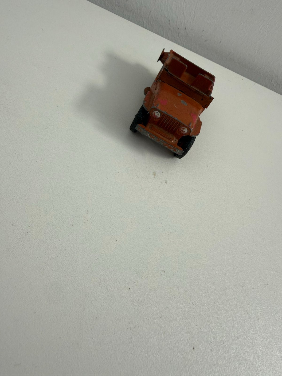 Vintage Matchbox Jeep - Made in England, Hobby en Vrije tijd, Modelbouw | Auto's en Voertuigen, Gebruikt, 1:50 of kleiner, Auto